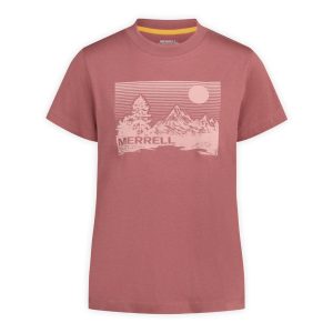 Women's Stripe Landscape Graphic Crew Tee
